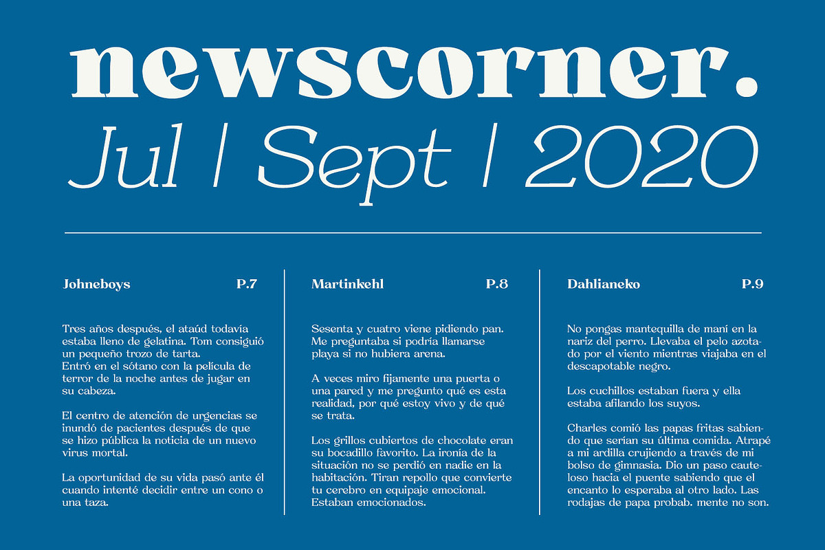 Resgak - Serif Family, a Serif Font by Kulokale (Photo 10 of 12)