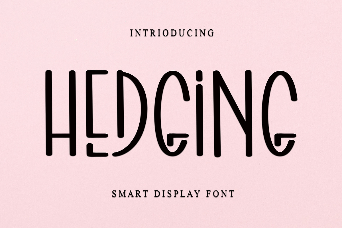 HEDGING, a Sans Serif Font by InermediaSTUDIO (Photo 1 of 6)