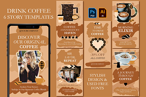 Elegant Luxury Coffee Story Template, a Social Media Template by barsrsind