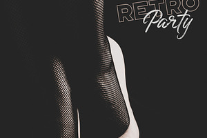 Women's legs in stockings and high-h