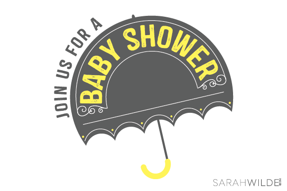 Baby Shower Umbrella preview 2