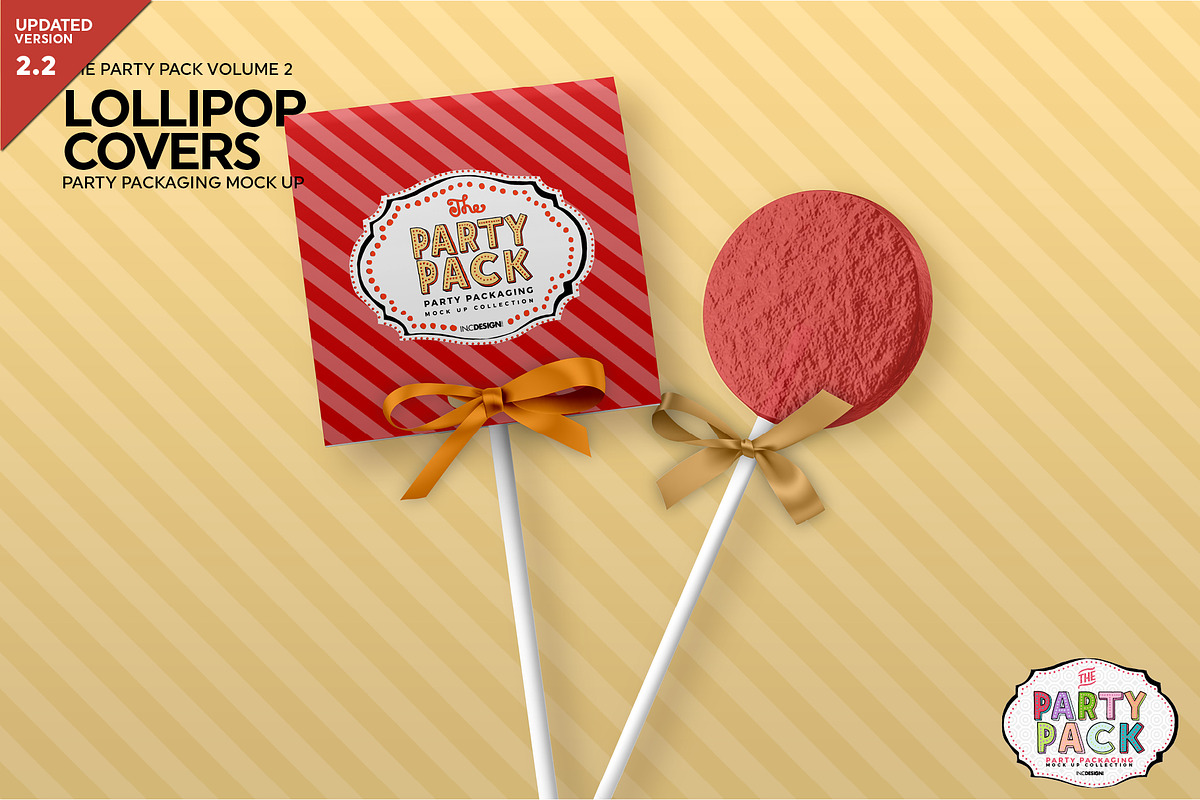 Lollipop Cover Packaging Mockup, a Cups & Container Mockup by INCDesign (Photo 1 of 6)