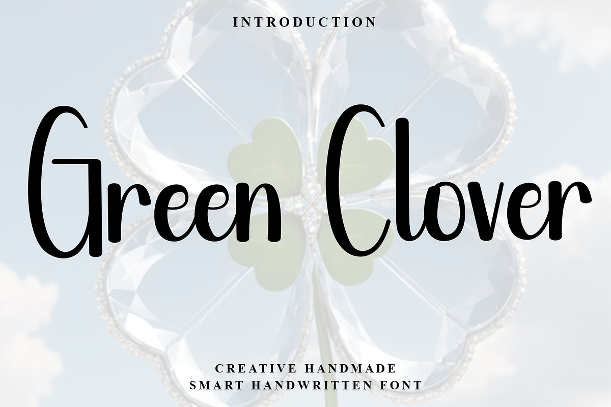 Green Clover, a Handwritten Font by InermediaSTUDIO (Photo 1 of 8)