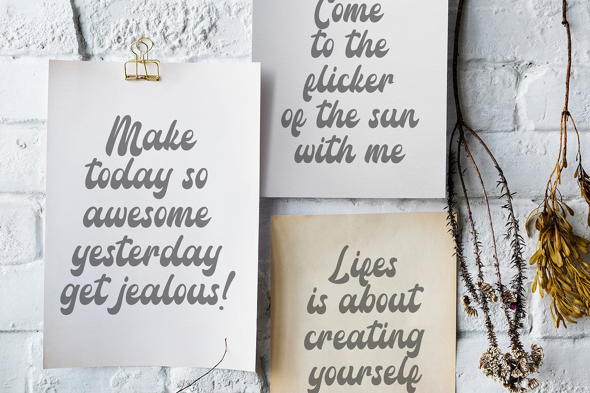 Amigos Script - Retro Script Font, a Script Font by StringLabs (Photo 4 of 14)