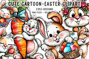 Cute Cartoon-Easter Clip-art Png, an Illustration by CreationArt (Thumbnail 1 of 6)