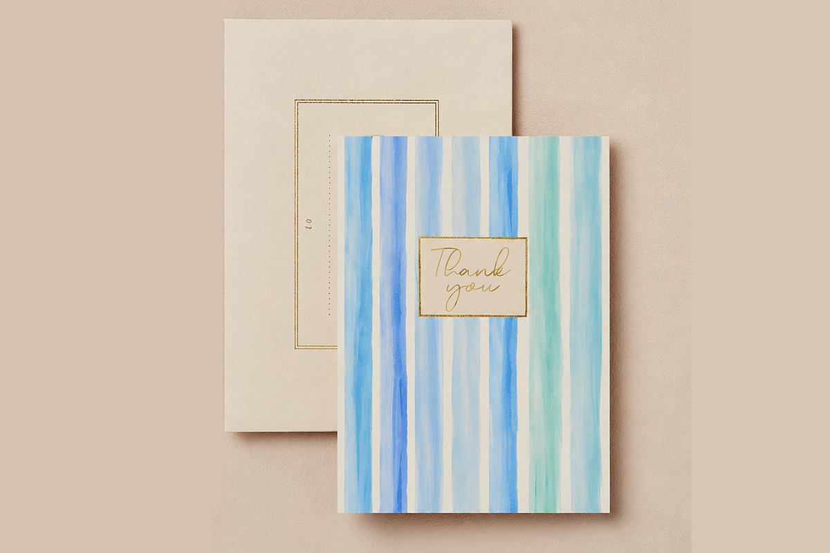 Six Colourful Stripe Pattern, a Pattern Graphic by Waterystrokes (Photo 3 of 6)