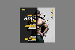 Sports Fitness Social Media Template