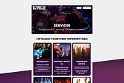 DJ & Disco Website Template, a Wix Template by Kitteeh (Thumbnail 14 of 21)