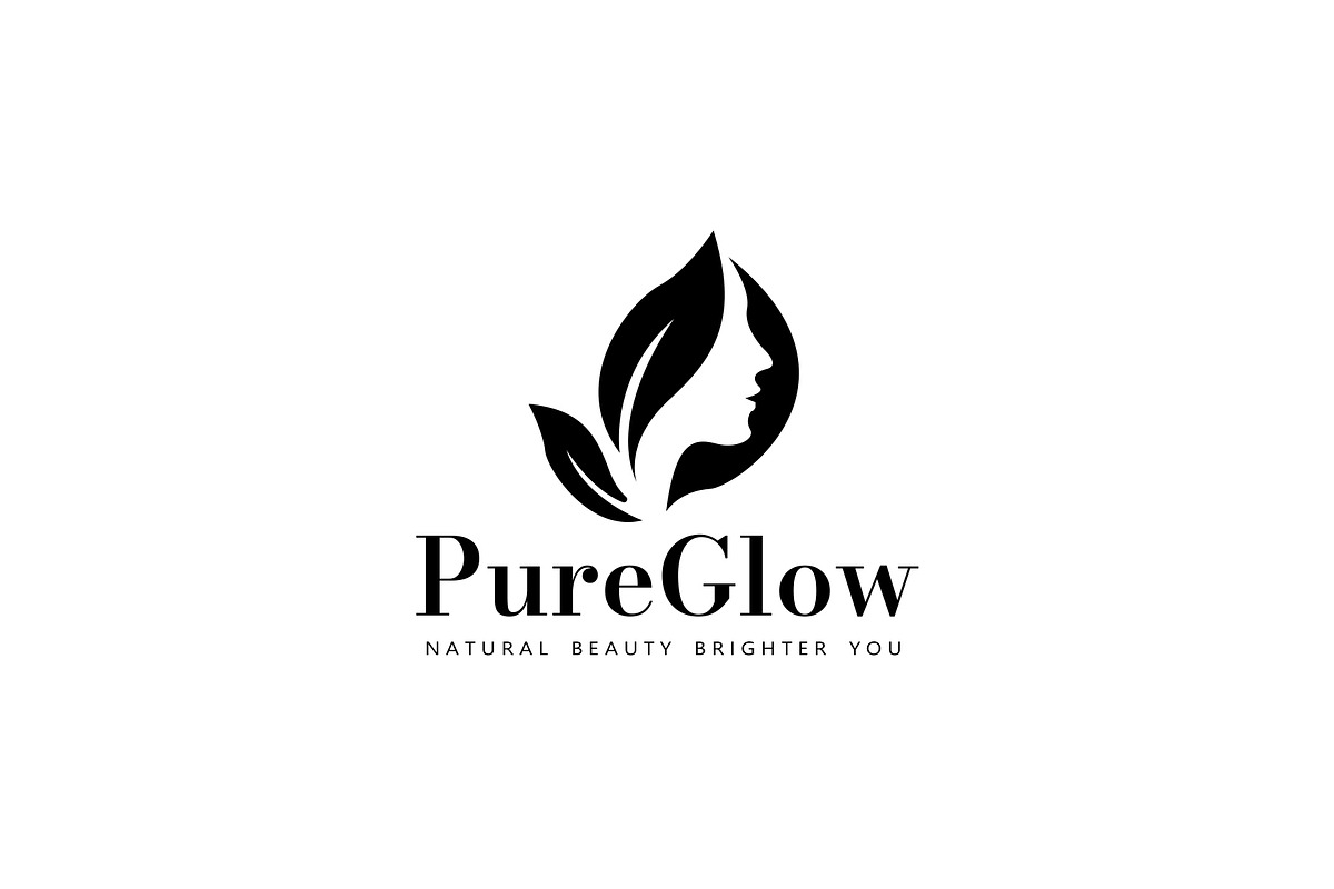 PureGlow Beauty Logo Template, a Branding & Logo Template by SANB (Photo 3 of 3)
