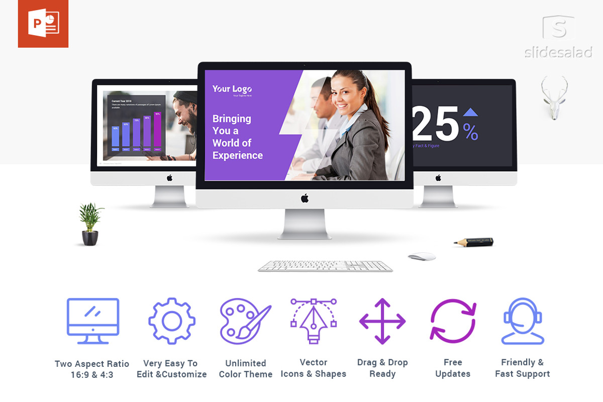 Best Sales Deck PowerPoint Template, a Presentation Template by SlideSalad (Photo 2 of 45)