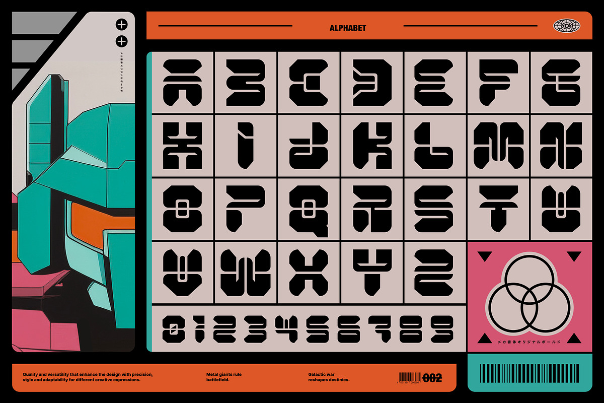 Cawad Display Typeface, a Sans Serif Font by God Control (Photo 2 of 6)