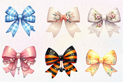 Bows Clipart Bundle, an Illustration by CreationArt (Thumbnail 3 of 9)