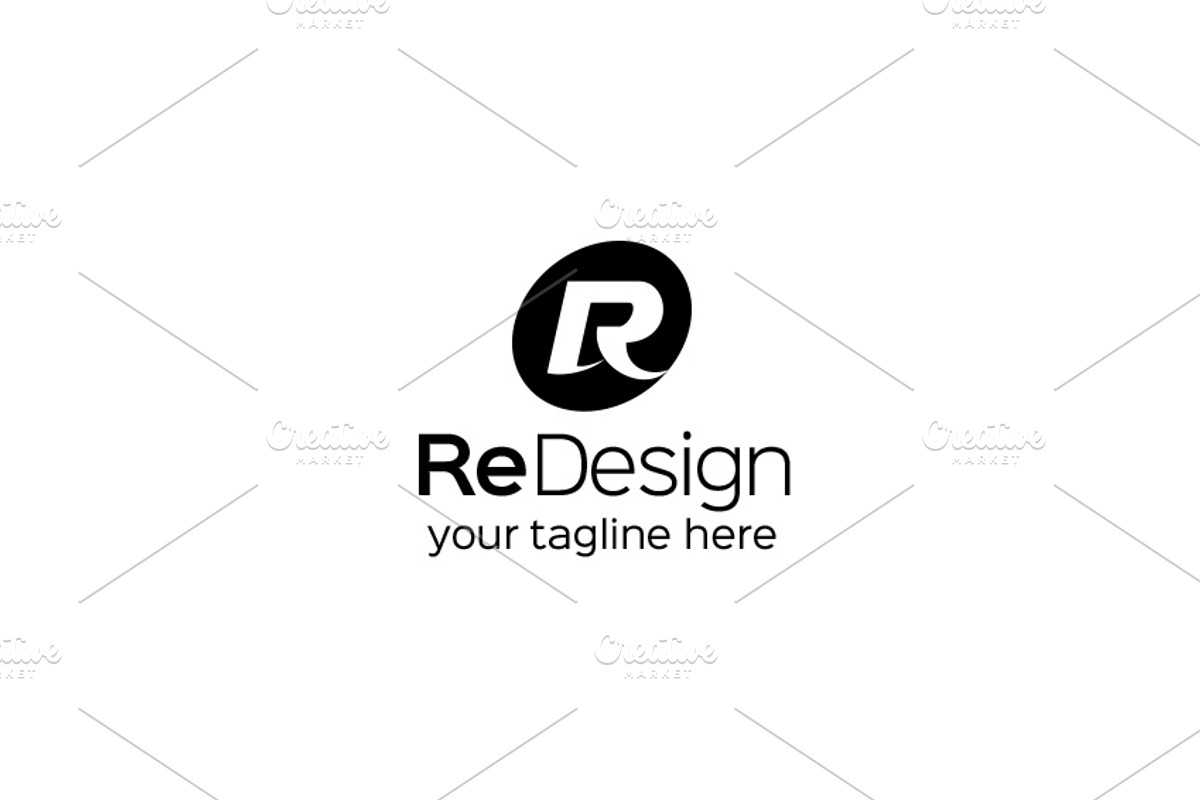 R Logo - ReDesign Logo, a Branding & Logo Template by Arslan