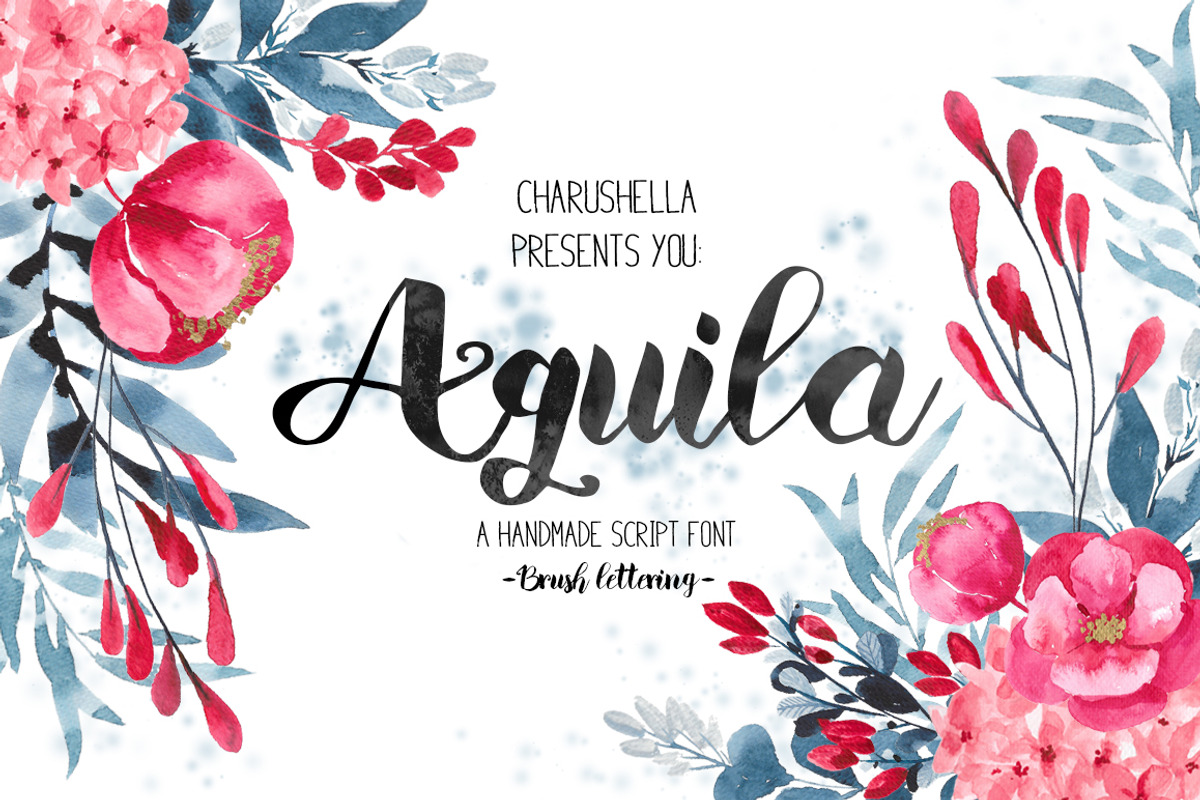 Aquila -Script font