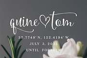 Sifted Wedding Font, a Script Font by INKMETHIS (Thumbnail 5 of 7)