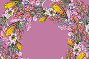 Set of floral elements and wreaths, an Illustration by fiolika (Thumbnail 6 of 13)