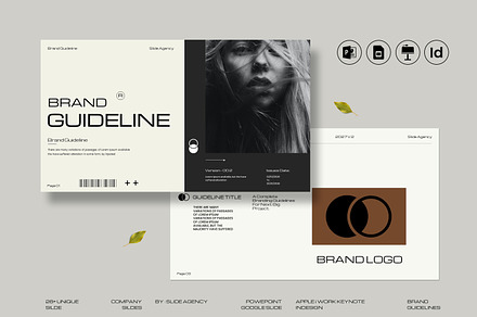 Brand Guidelines Presentation Templa, a Presentation Template by Slide-Agency