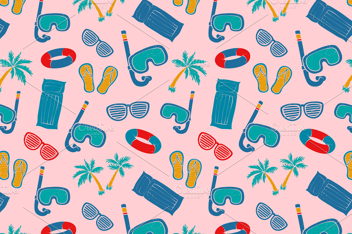 Beach Vacation Vector Drawings, an Object Illustration by Adiemus (Photo 6 of 6)