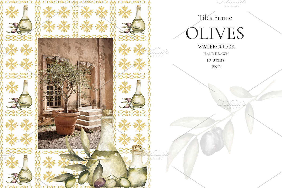 Watercolor Olives collection, a Graphic by MayaNavits (Photo 12 of 25)