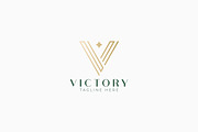 V Letter Logo Luxury Brand, a Branding & Logo Template by Signatoro (Thumbnail 2 of 2)