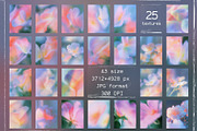 25 Noisy Textured Floral Backgrounds, a Background Graphic by lerinartstudio (Thumbnail 10 of 11)