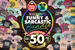 The Mega Sarcastic T-shirt Bundle