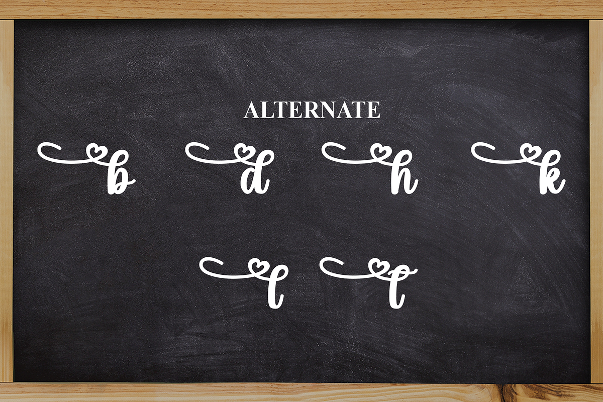 Blackboard | Script Font, a Handwritten Font by Scratchones (Photo 8 of 9)