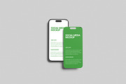 Social Media Mockup, an iPhone Mockup by Pikachudesign (Thumbnail 3 of 5)