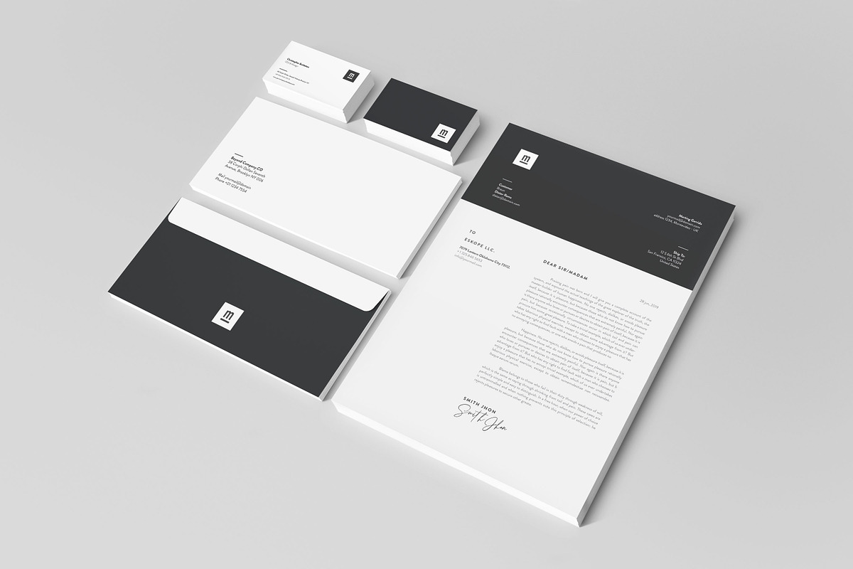 Corporate Identity - Creative, a Stationery Template by UX-group (Photo 2 of 5)