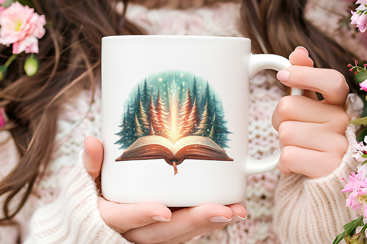 Cozy Reading Clipart, an Illustration by RobertsArt (Photo 6 of 7)