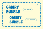 Cabiry Bubble - Branding Logo Font, a Sans Serif Font by Nirmana Visual (Thumbnail 2 of 8)