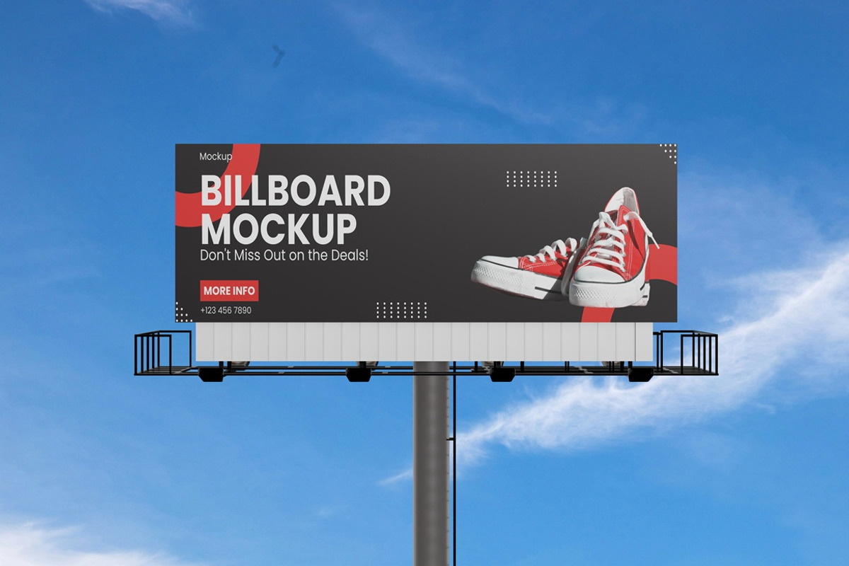 Billboard Mockup, an Advertising Mockup by Akaimockup (Photo 2 of 5)