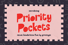 Priority Pocket | Cutout Handwritten