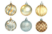 Christmas watercolor set, an Illustration by Art Watercolor (Thumbnail 2 of 7)