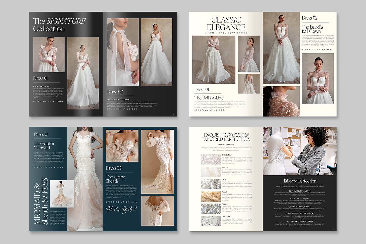 dress brochure design 15 Elegant Fashion Brochure Templates
