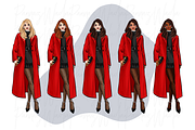 Girls in black, white & red, a Person Illustration by Parinaz Wadia Design (Thumbnail 8 of 10)