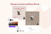 Valentines Day Instagram Templates, a Social Media Template by Estatik Designs (Thumbnail 5 of 8)