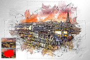 Graphic Marker Photoshop Action, an Action Add-On by GorynArt (Thumbnail 3 of 20)