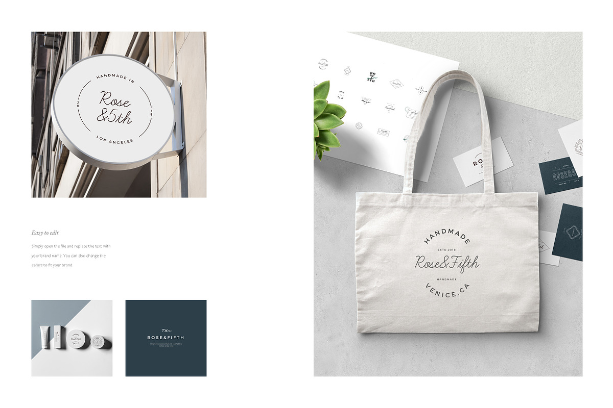50 Logos — Brand Kit, a Branding & Logo Template by Studio Standard (Photo 8 of 10)