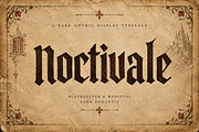 NOCTIVALE — Dark Blackletter Font, a Blackletter Font by Wow Magic (Thumbnail 4 of 4)