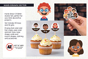 Children Avatar Set, an Emoji Icon by insemar (Thumbnail 2 of 4)