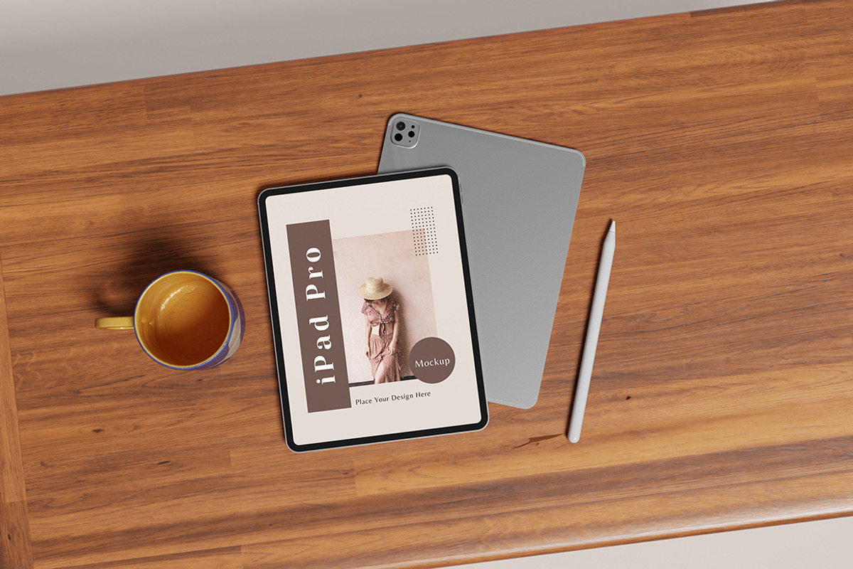 iPad Pro Mockup, a Product Mockup by MrLetters (Photo 3 of 5)