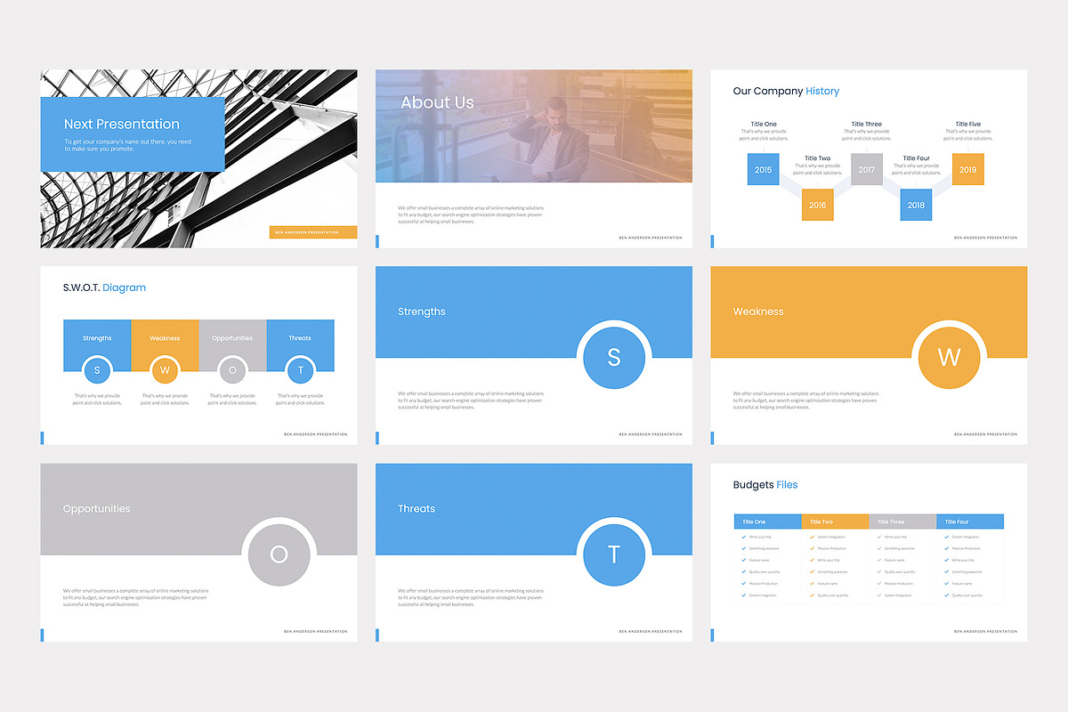 Next PowerPoint Template, a Presentation Template by slidequest