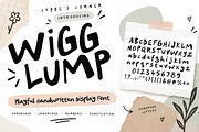 WIGGLUMP - Playful Display Font, a Handwritten Font by Ckybe's Corner (Thumbnail 1 of 9)
