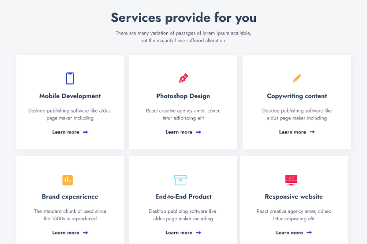 Digital Agency Landing Page, a Landing Page Template by FoxStore (Photo 3 of 6)