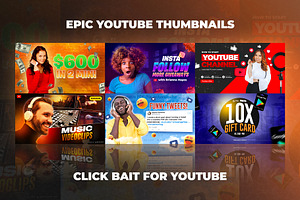 Youtube Thumbnails Set 17, a Social Media Template by PremadePixels.com