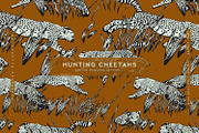 Hunting Cheetahs, a Wallpaper Graphic by MalyskaStudio (Thumbnail 1 of 5)