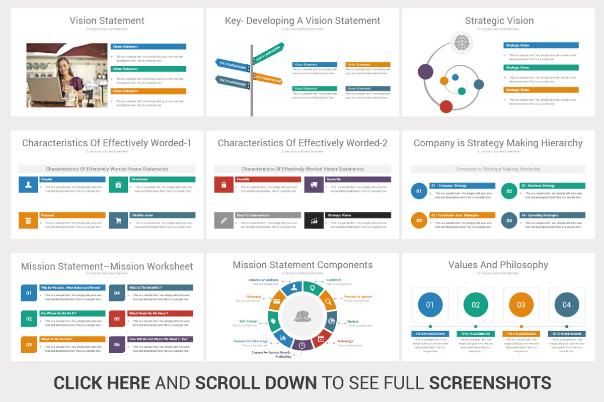 Vision And Mission PowerPoint Design, a Presentation Template by OceanArt (Photo 7 of 14)