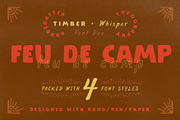 Feu de Camp - Handmade Font Duo, a Handwritten Font by Lateral Design (Thumbnail 1 of 12)