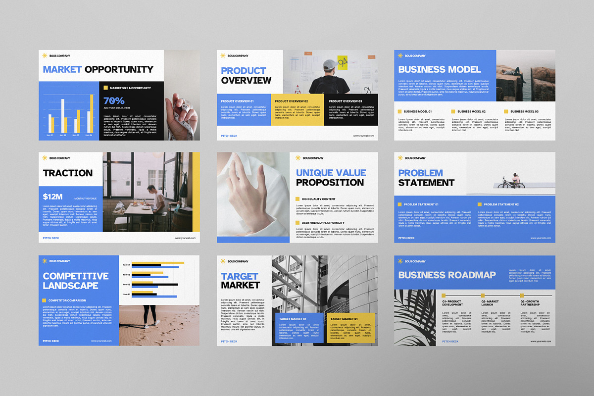 Pitch Deck Powerpoint Template preview 6